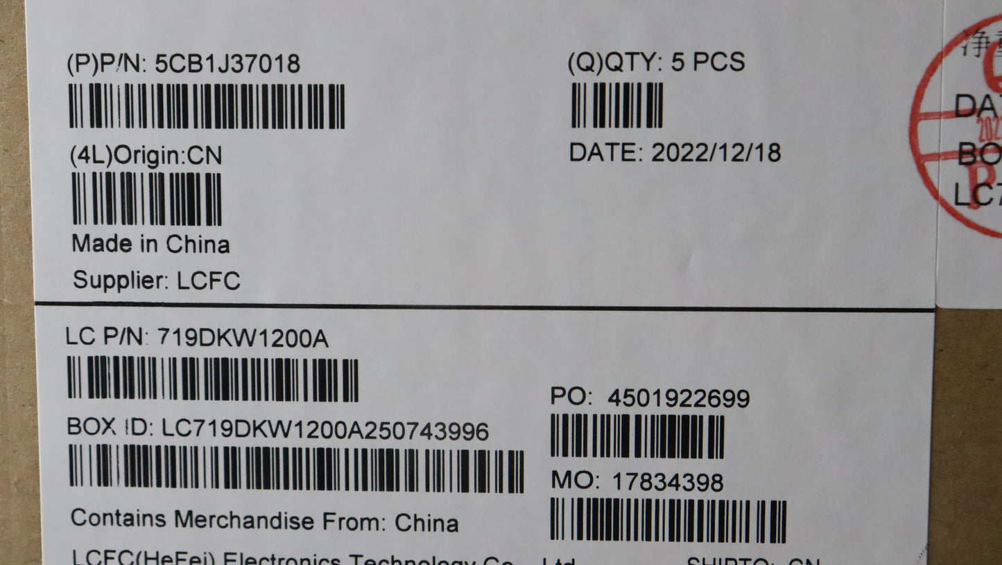 Lenovo Cover Upper Case Asmtc L82Tl S - 5CB1J37018
