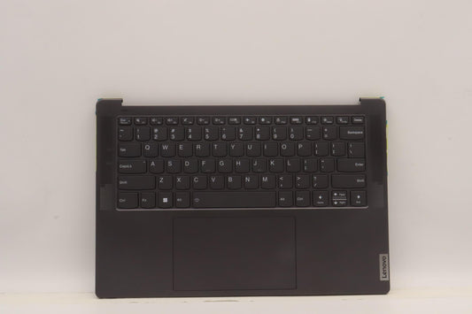 Lenovo - C-Cover with Keyboard, USA English Layout, Slate Grey, Backlit - 5CB1J37023