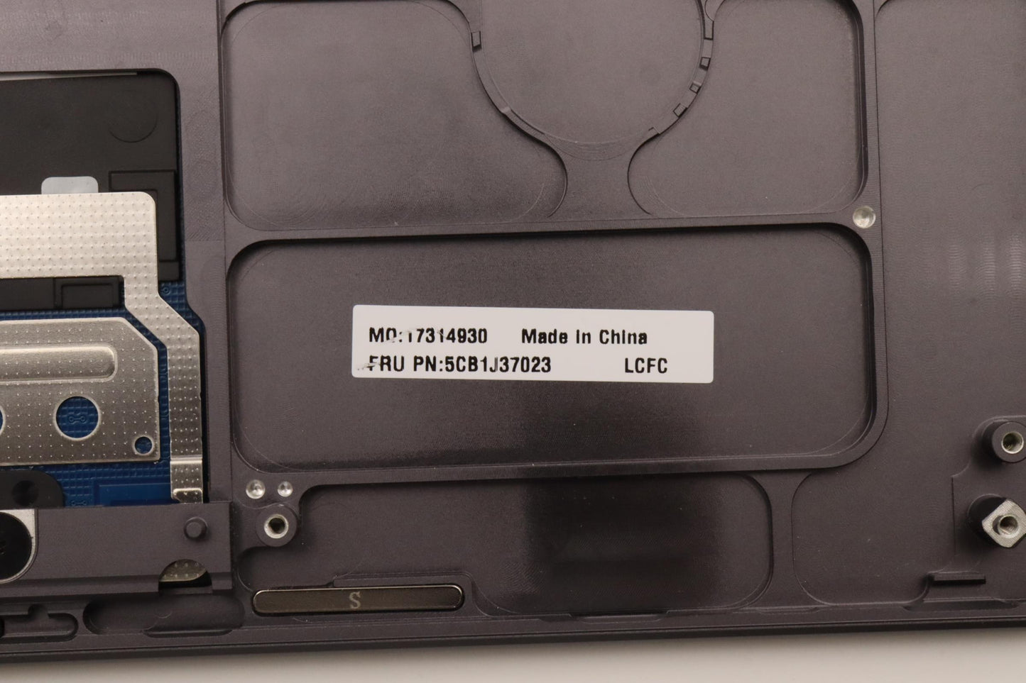 Lenovo - C-Cover with Keyboard, USA English Layout, Slate Grey, Backlit - 5CB1J37023