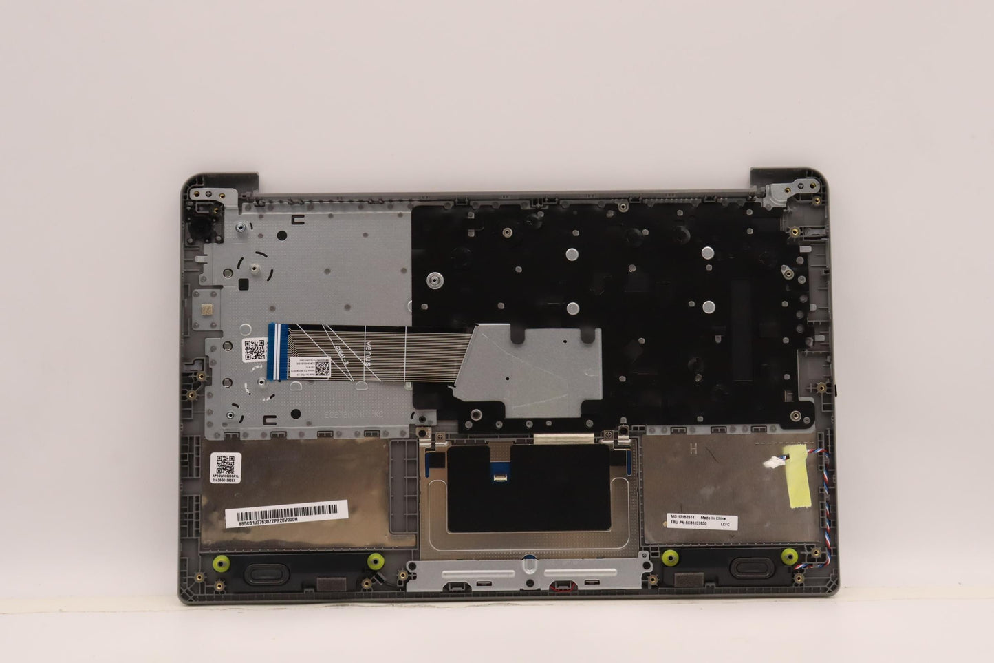 Lenovo USA English Keyboard with C-Cover, Cloud Grey, Non-Backlit, Non-Fingerprint - 5CB1J37630