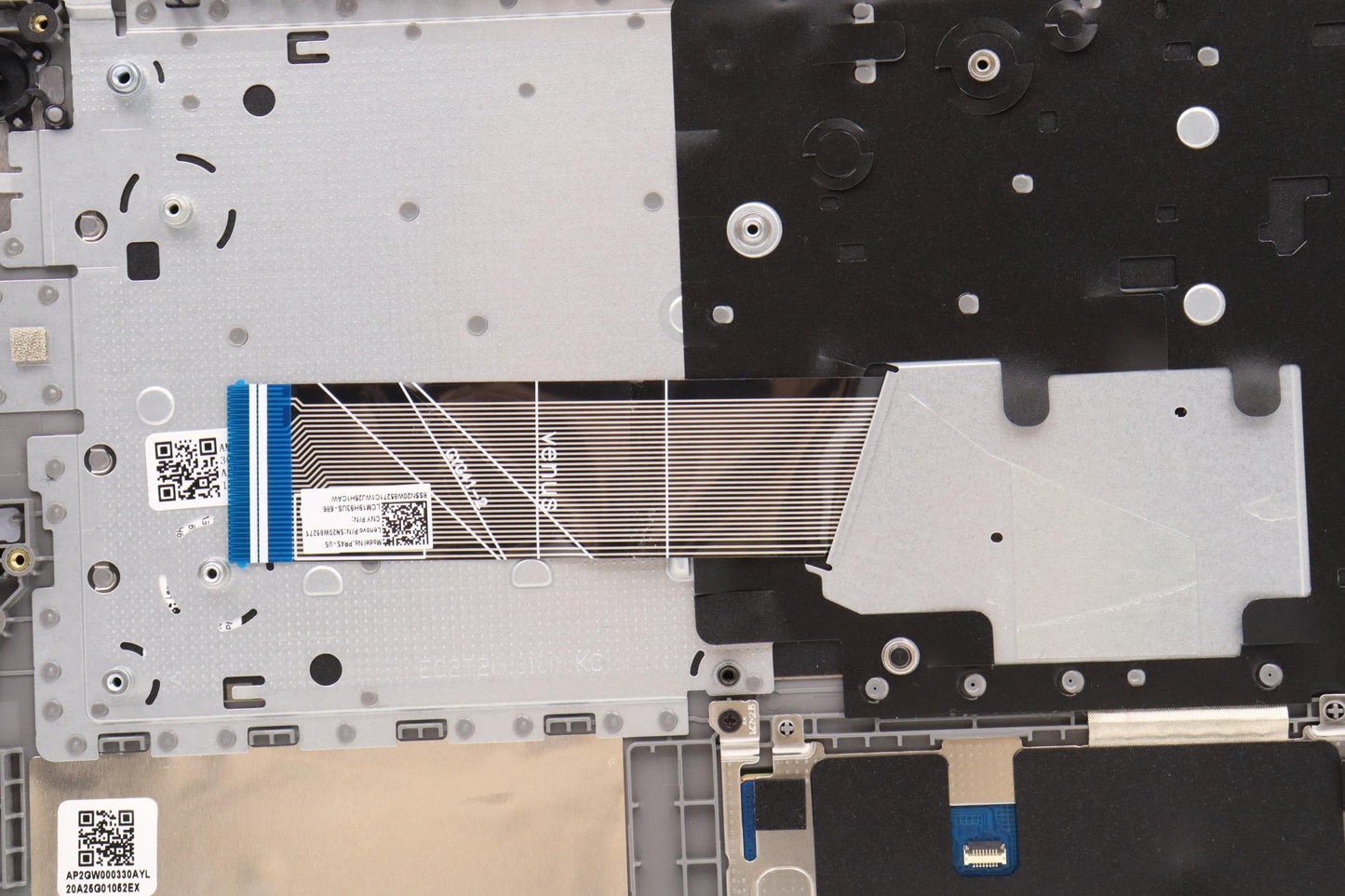 Lenovo USA English Keyboard with C-Cover, Cloud Grey, Non-Backlit, Non-Fingerprint - 5CB1J37630