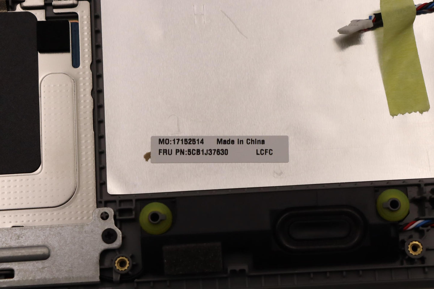 Lenovo USA English Keyboard with C-Cover, Cloud Grey, Non-Backlit, Non-Fingerprint - 5CB1J37630