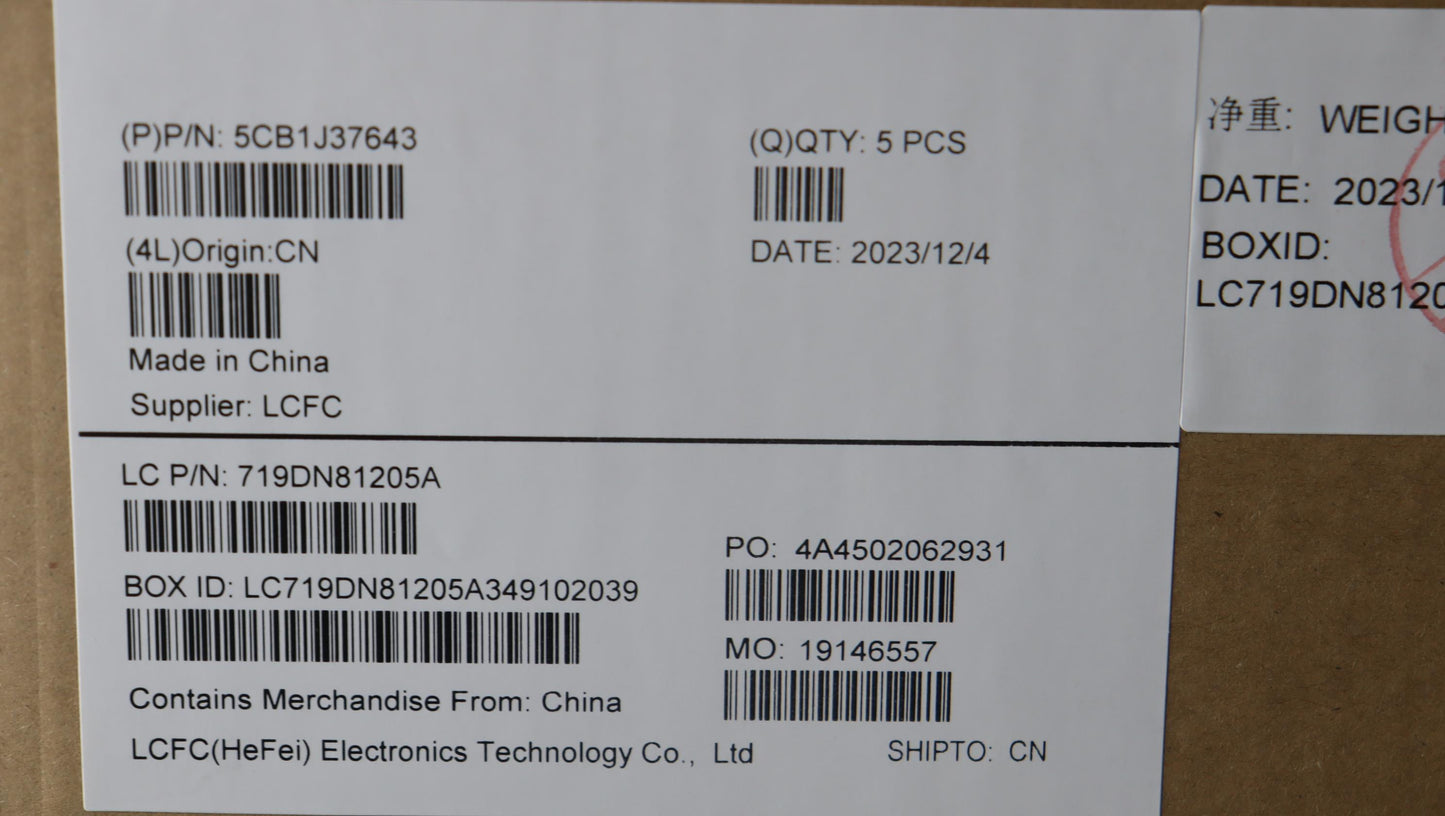 Lenovo Cover Upper Case Asmger L82V6 - 5CB1J37643
