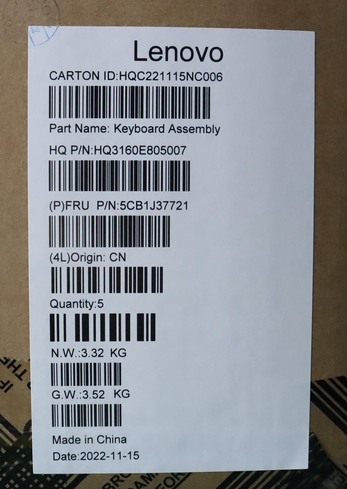 Lenovo Cover Upper Case Asmuke H 82Va - 5CB1J37721