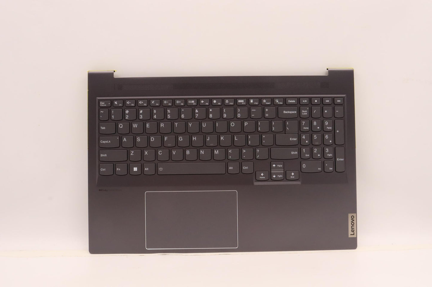 Lenovo USA English Keyboard with C-Cover, Grey, Backlit - 5CB1J38238