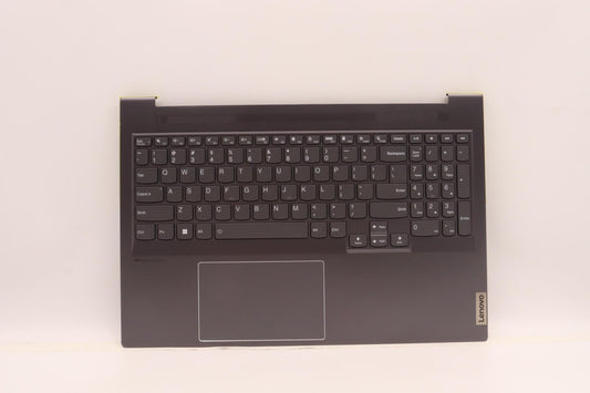 Lenovo USA English Keyboard with C-Cover, Grey, Backlit - 5CB1J38238