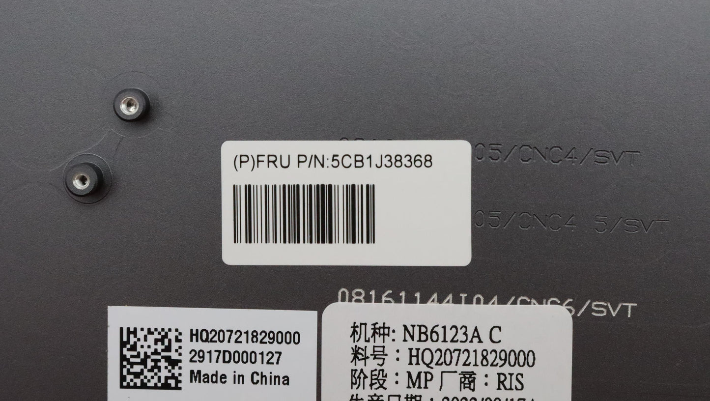Lenovo Cover Upper Case Asmild H21El - 5CB1J38368