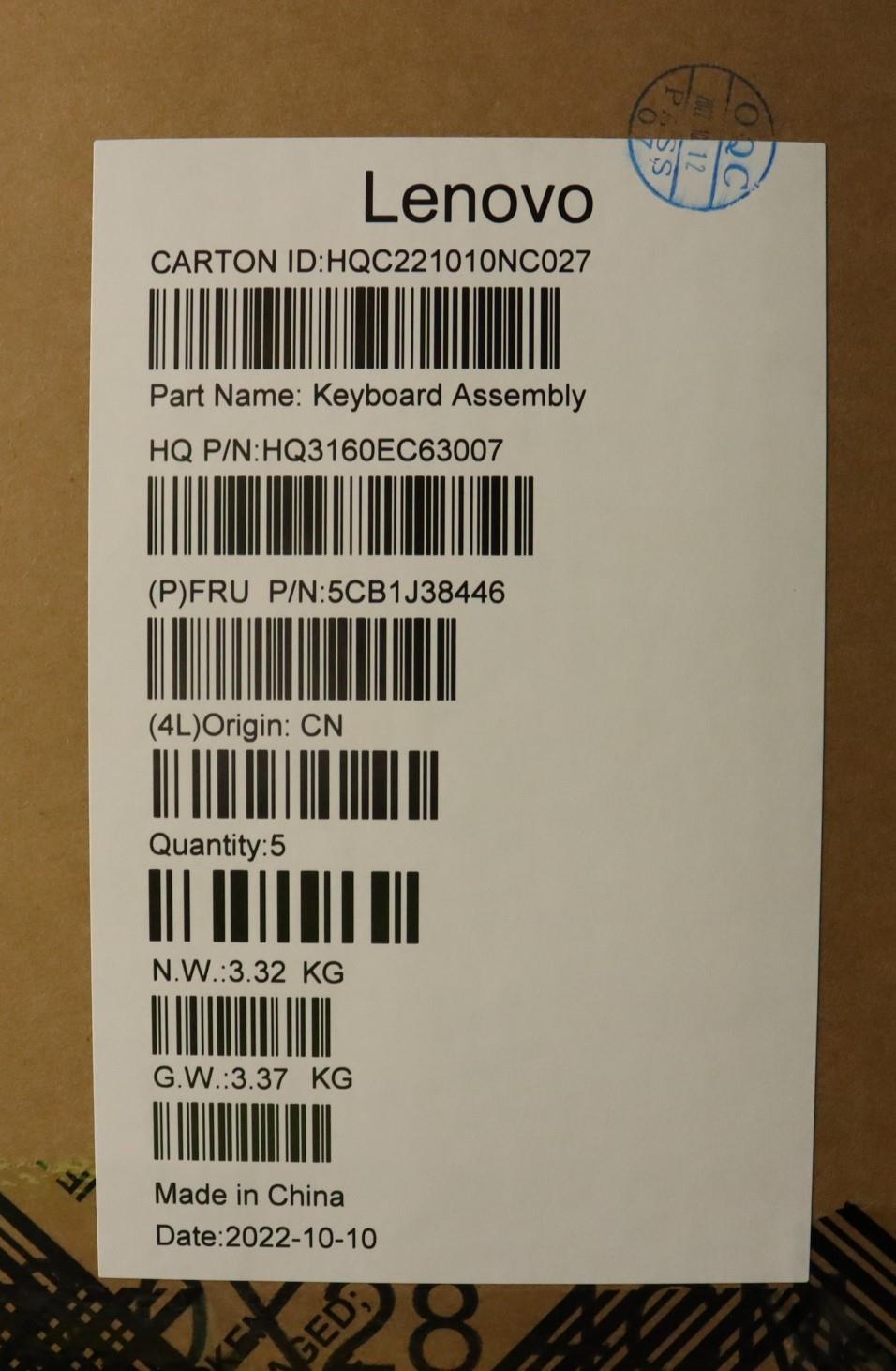 Lenovo Cover Upper Case Asmita H 82Uw - 5CB1J38446