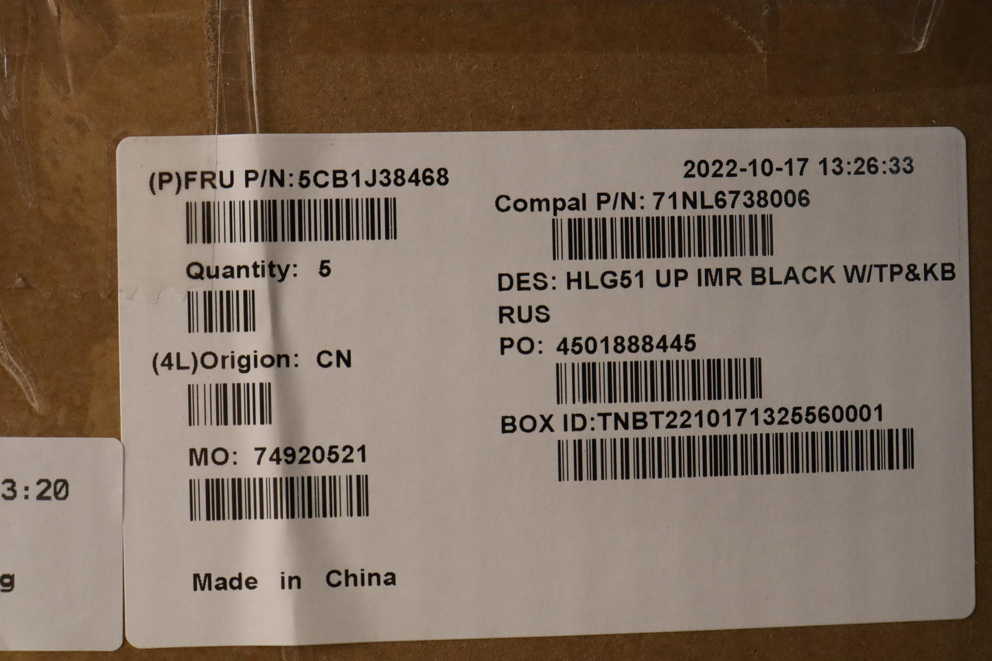 Lenovo Cover Upper Case Asmrus C 82Sc - 5CB1J38468