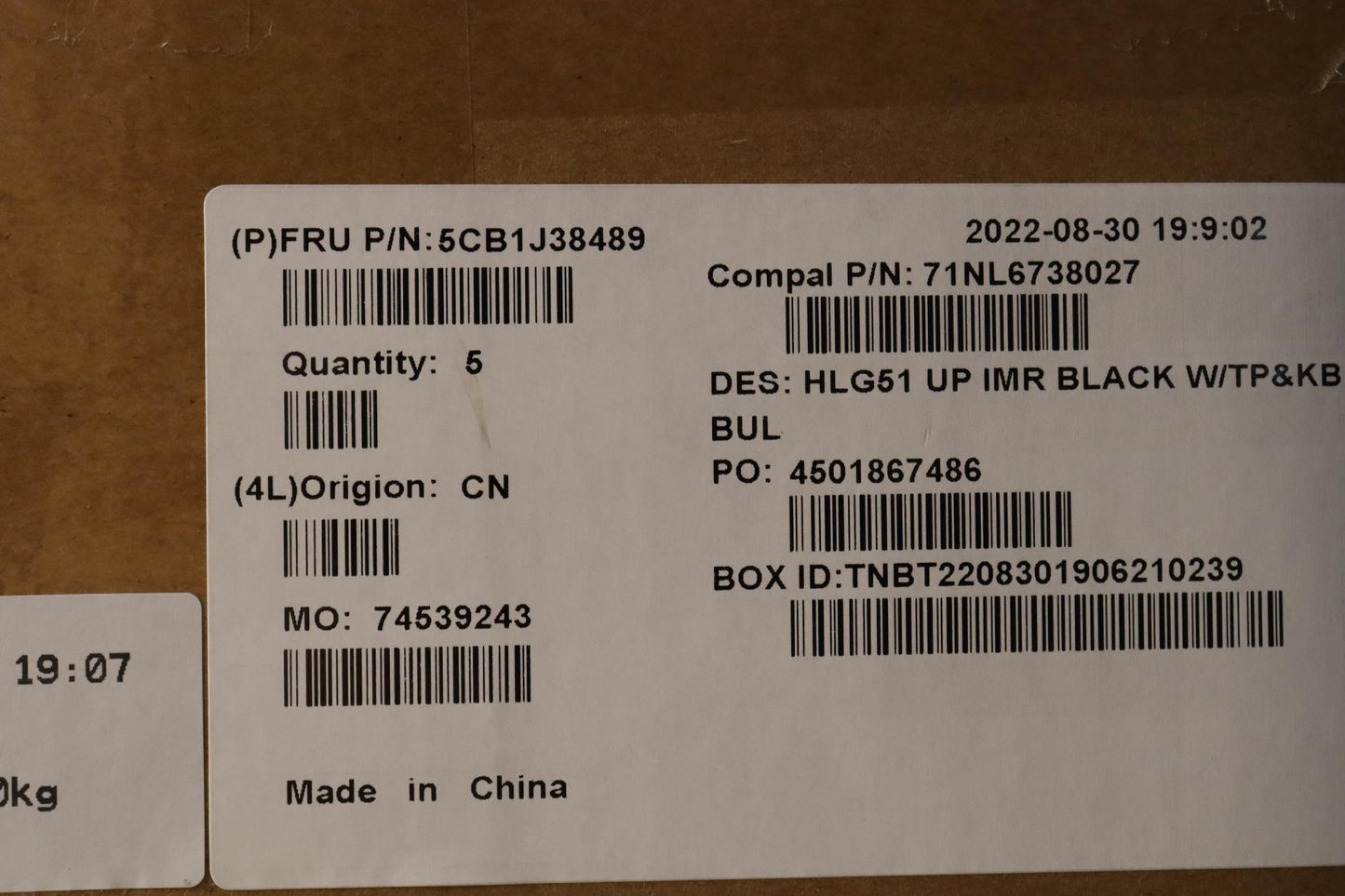Lenovo Cover Upper Case Asmbul C 82Sc - 5CB1J38489