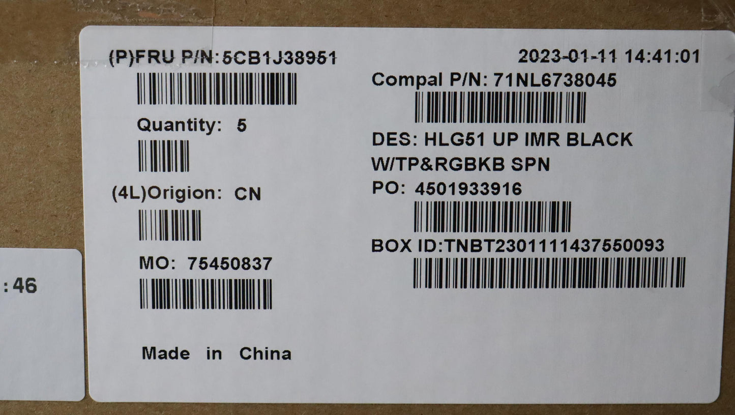 Lenovo Cover Uppercase Asmspa C82Scrg - 5CB1J38951