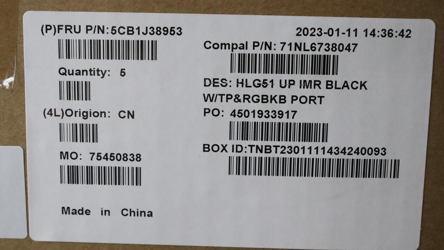 Lenovo Cover Uppercase Asmpor C82Scrg - 5CB1J38953