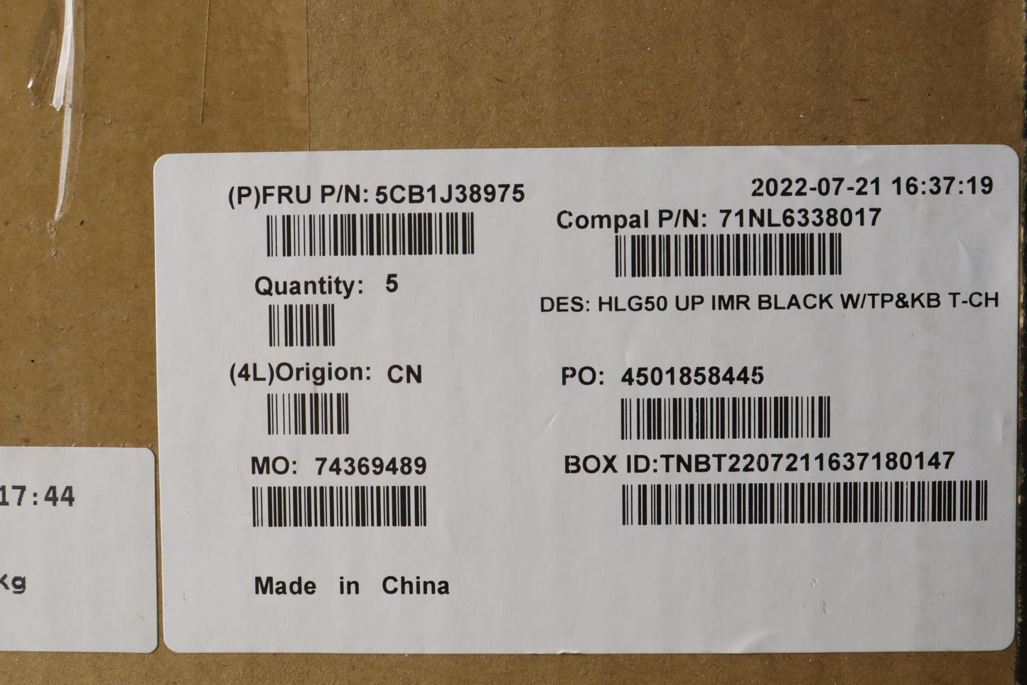 Lenovo Cover Upper Case Asmtc C 82Sb - 5CB1J38975