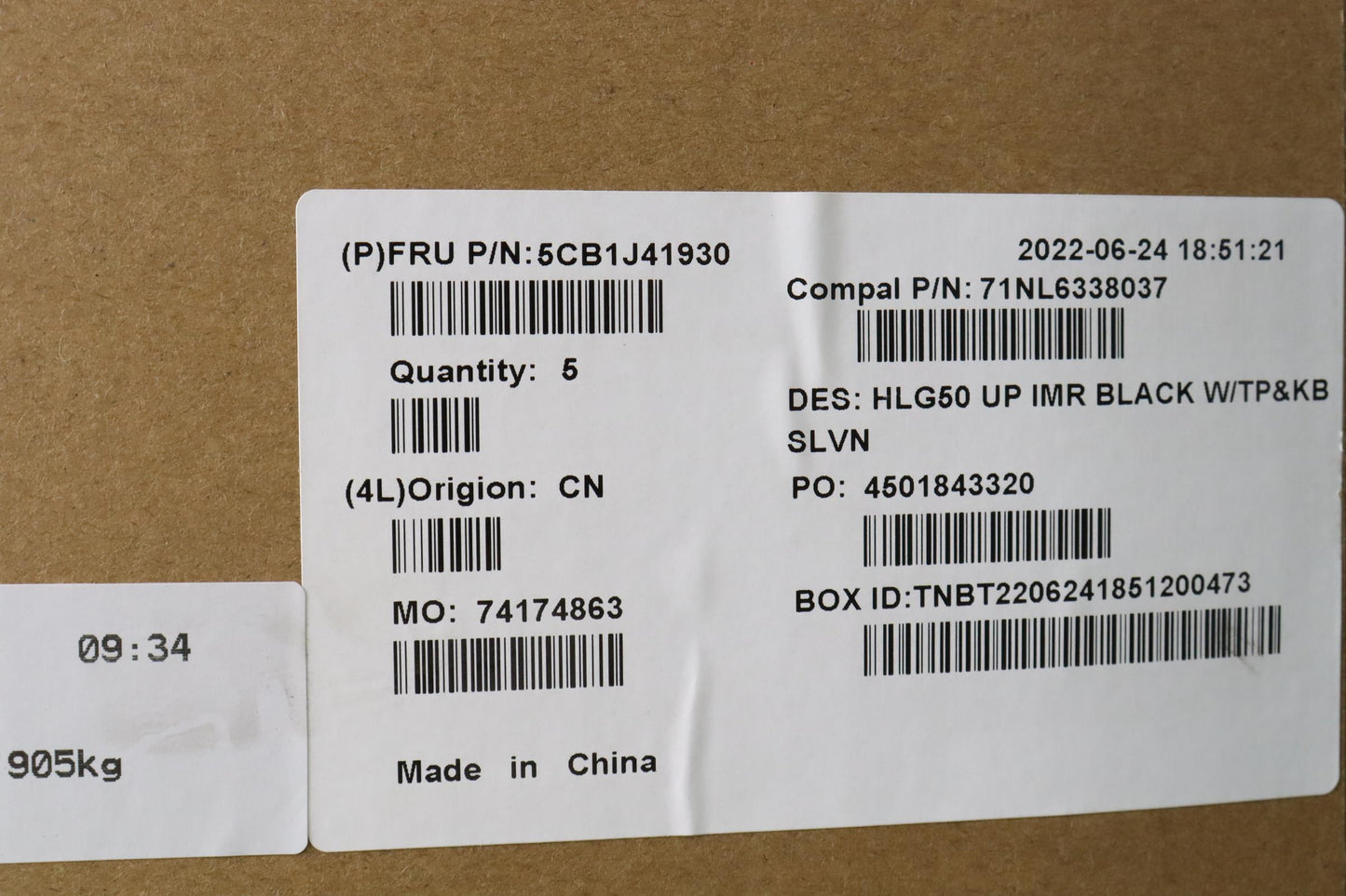 Lenovo Cover Upper Case Asmslv C 82Sb - 5CB1J41930