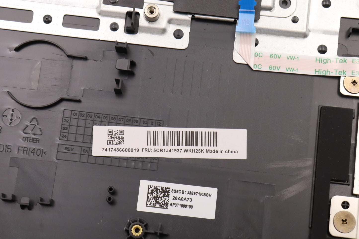 Lenovo C-Cover with Keyboard, USA English, Black, Backlight - 5CB1J41937