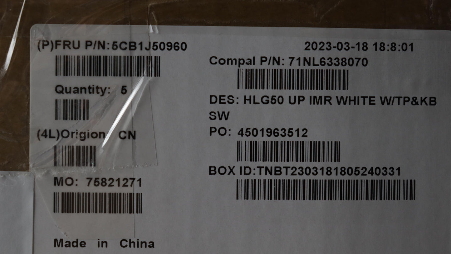 Lenovo Cover Upper Case Asmsws C 82Sb - 5CB1J50960