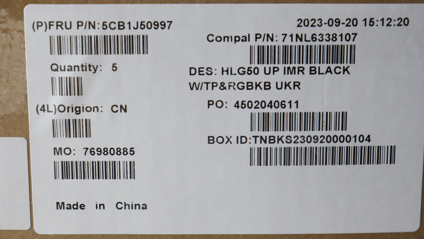 Lenovo Cover Uppercase Asmukr C82Sbrg - 5CB1J50997