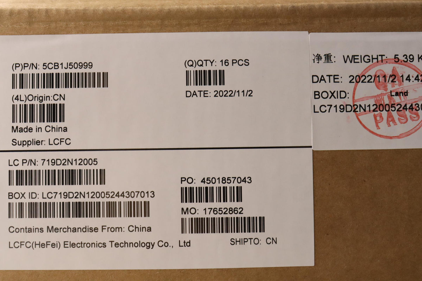 Lenovo Cover Lcd Cover L 82Sv Oled Cg - 5CB1J50999