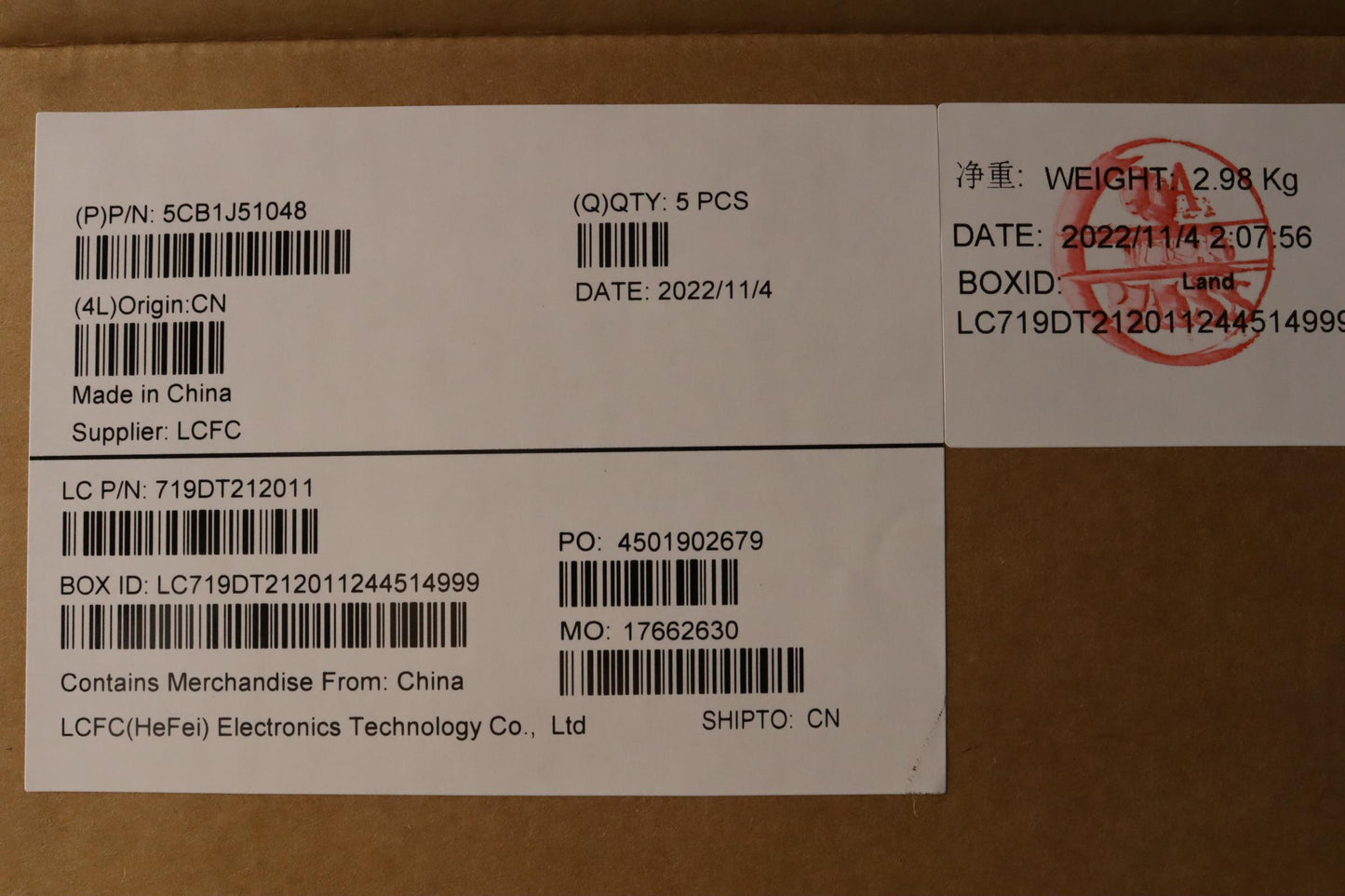 Lenovo Cover Upper Case Asmeuro Eng L - 5CB1J51048