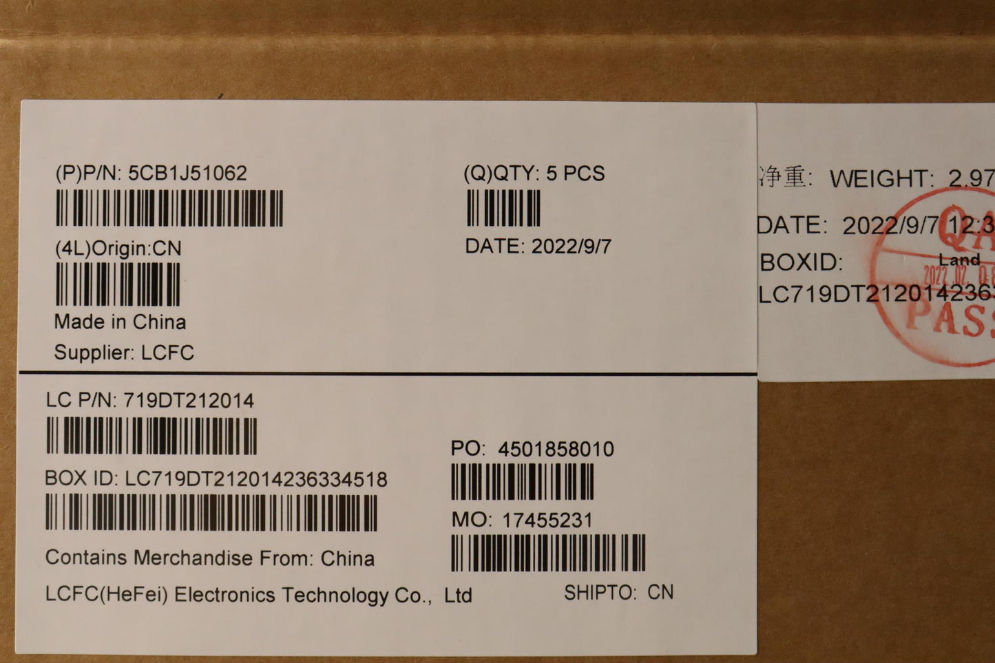 Lenovo Cover Upper Case Asmnordic L82 - 5CB1J51062