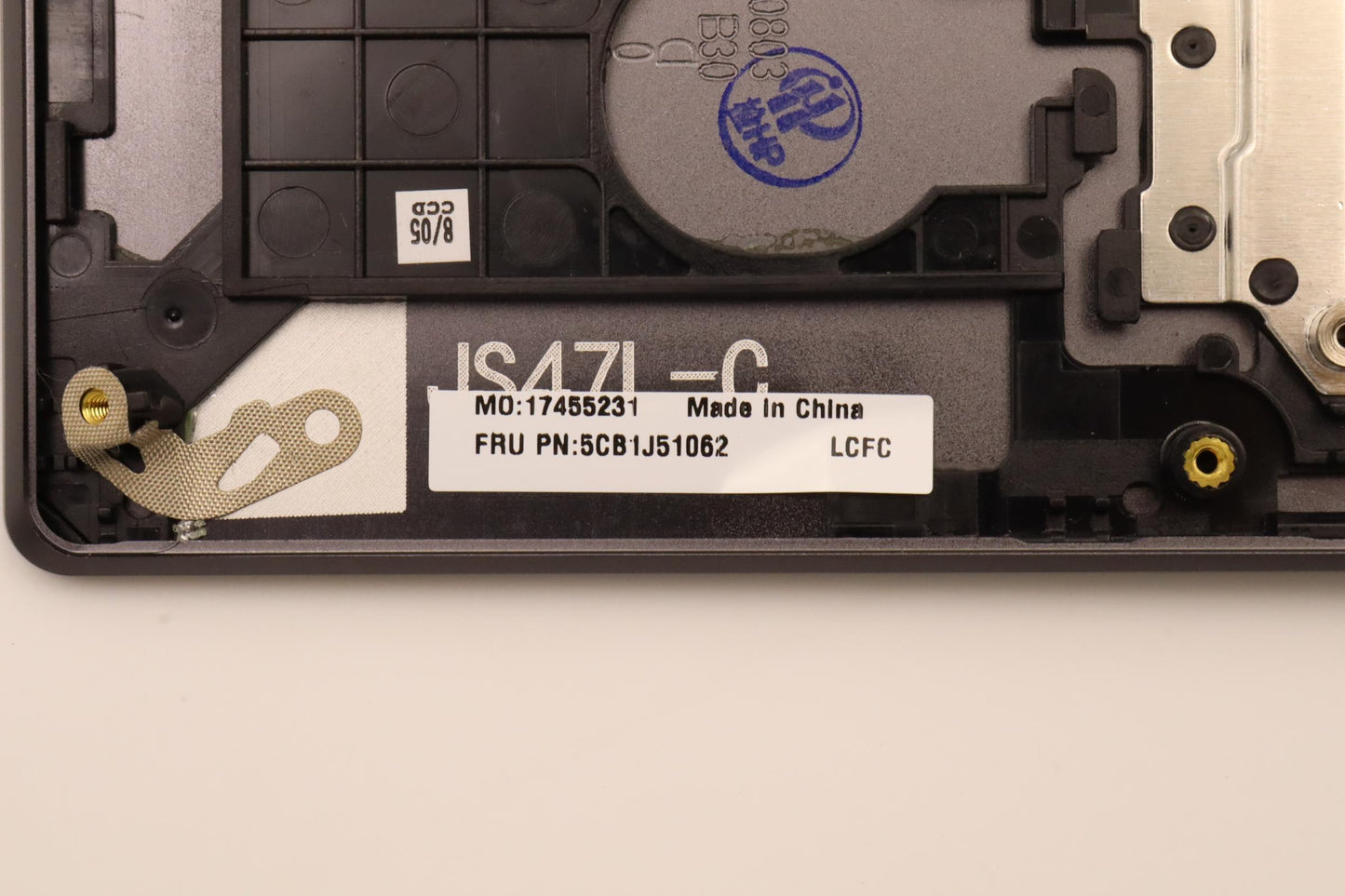 Lenovo Cover Upper Case Asmnordic L82 - 5CB1J51062