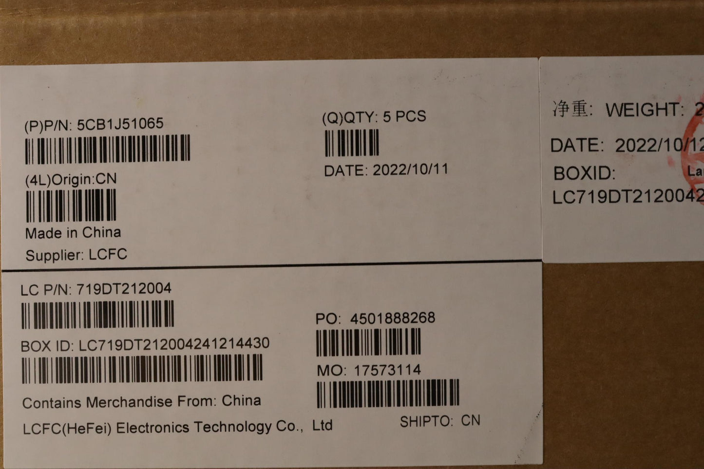 Lenovo Cover Upper Case Asmslv L82Uu - 5CB1J51065