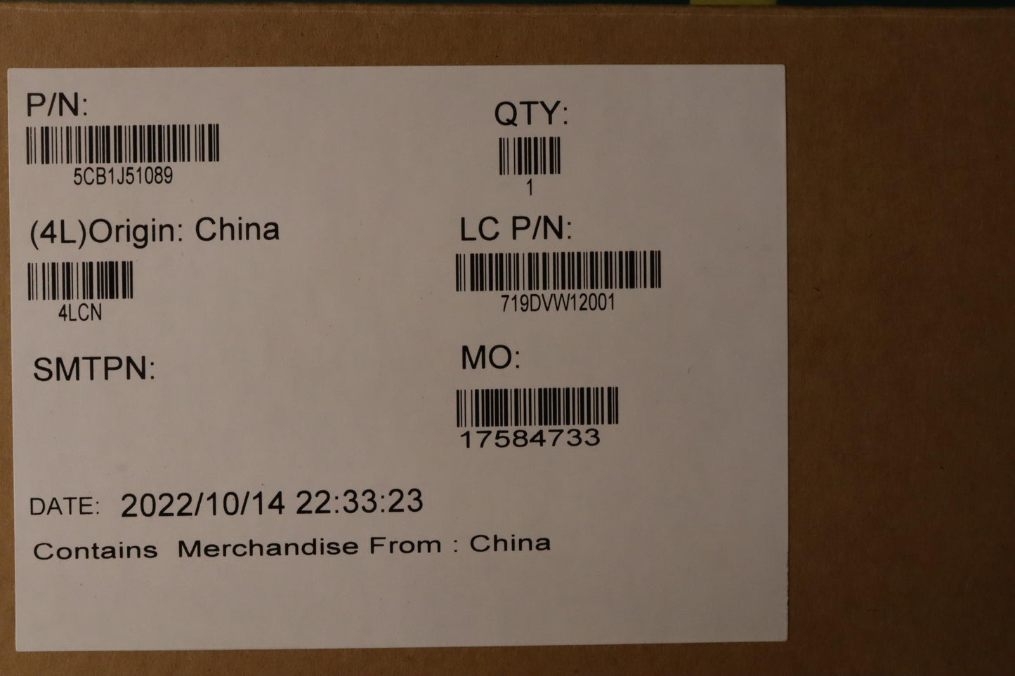 Lenovo Cover Cover L 82V9 Lcd Cover G - 5CB1J51089