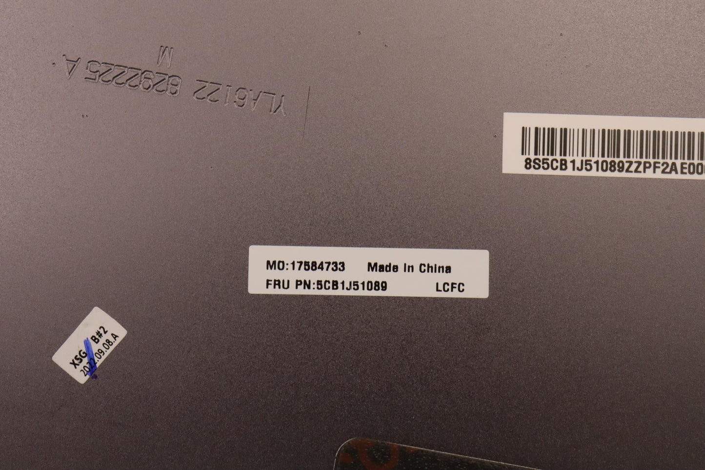 Lenovo Cover Cover L 82V9 Lcd Cover G - 5CB1J51089