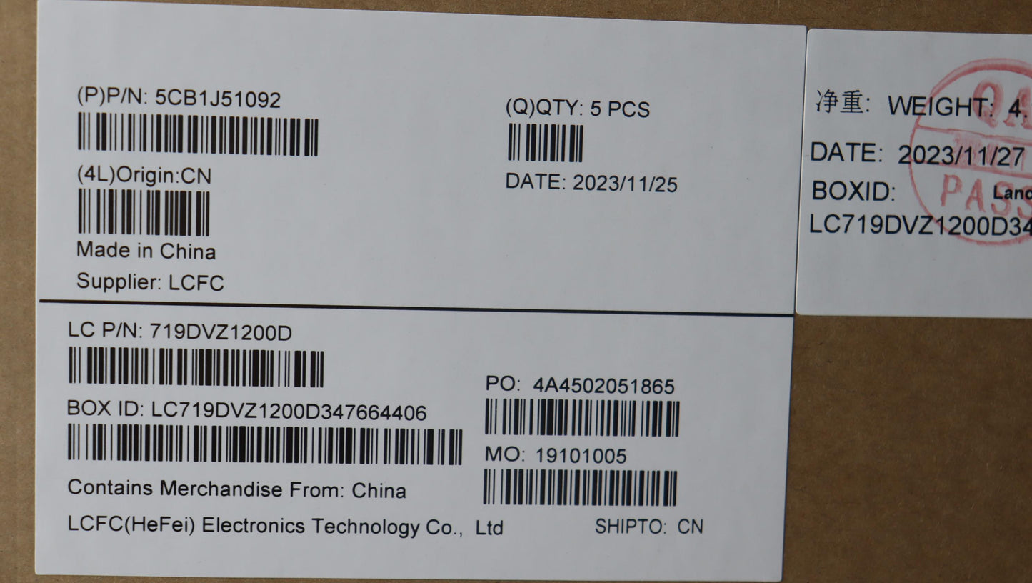 Lenovo Cover Upper Case Asmbel L82V8 - 5CB1J51092