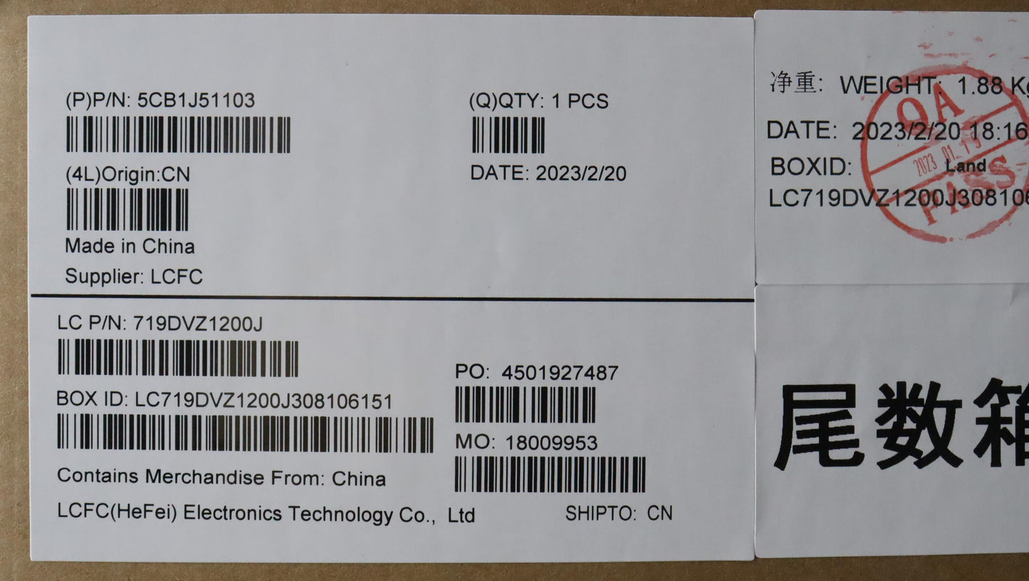 Lenovo Cover Upper Case Asmpor L82V8 - 5CB1J51103