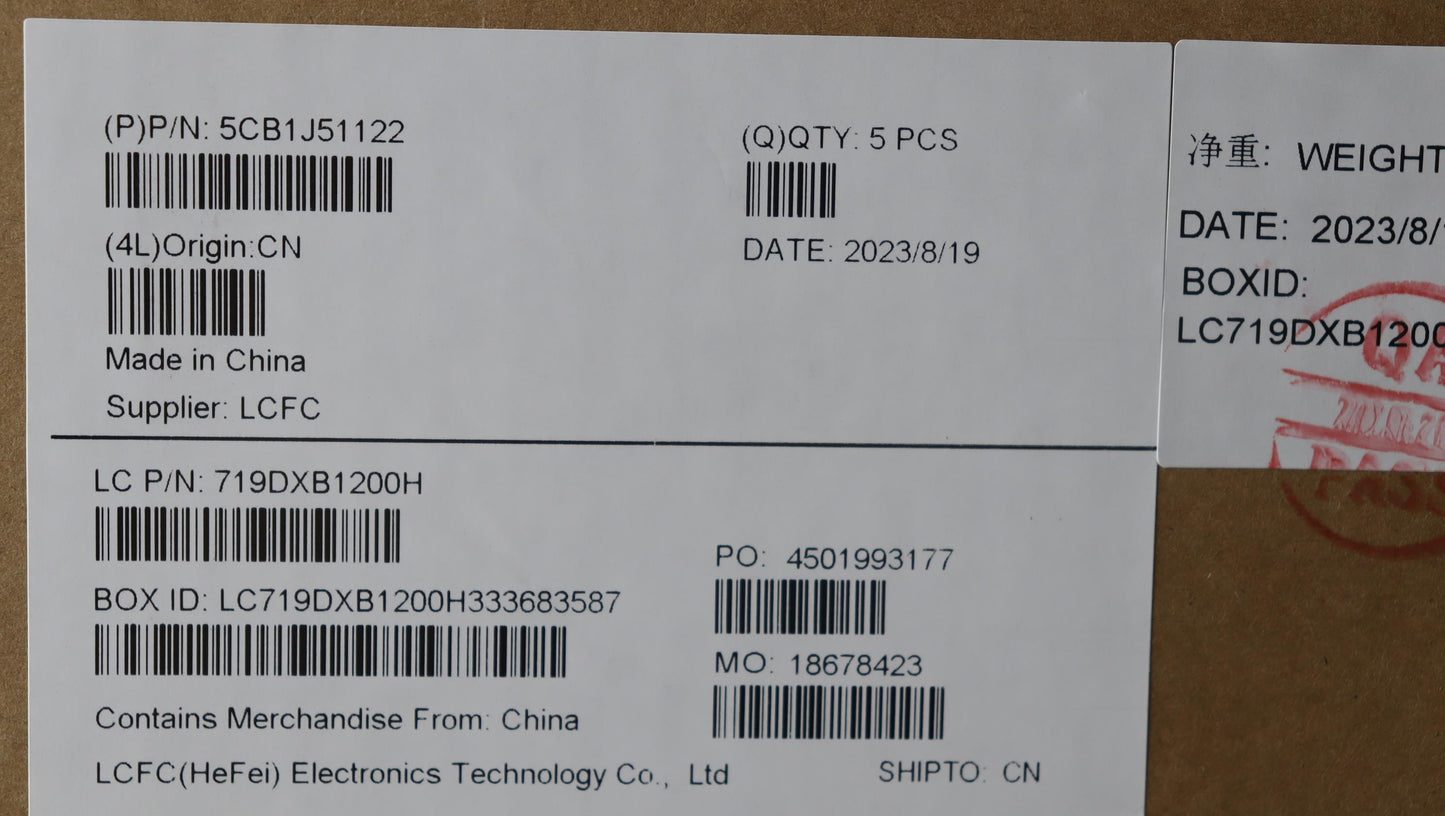 Lenovo Cover Upper Case Asmnordic L82 - 5CB1J51122