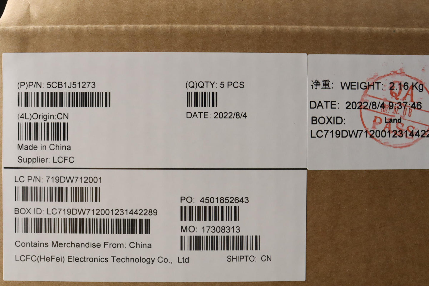 Lenovo Cover Lower Case L 82Ts Whddbl - 5CB1J51273