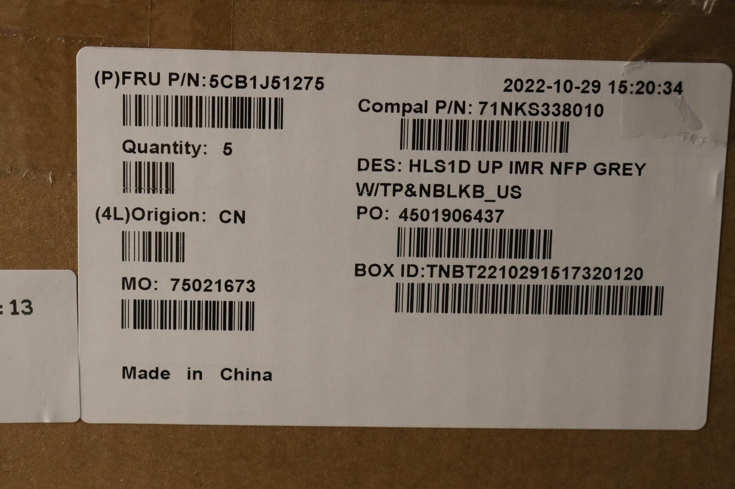 Lenovo Cover Uppercaseasmeng C82Vg Nf - 5CB1J51275