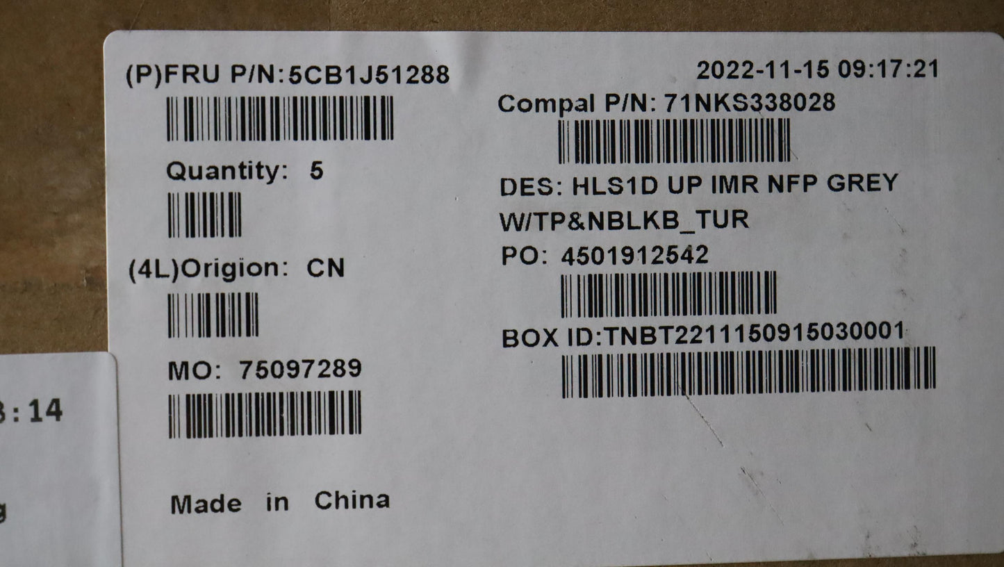 Lenovo Cover Uppercaseasmtur C82Vg Nf - 5CB1J51288