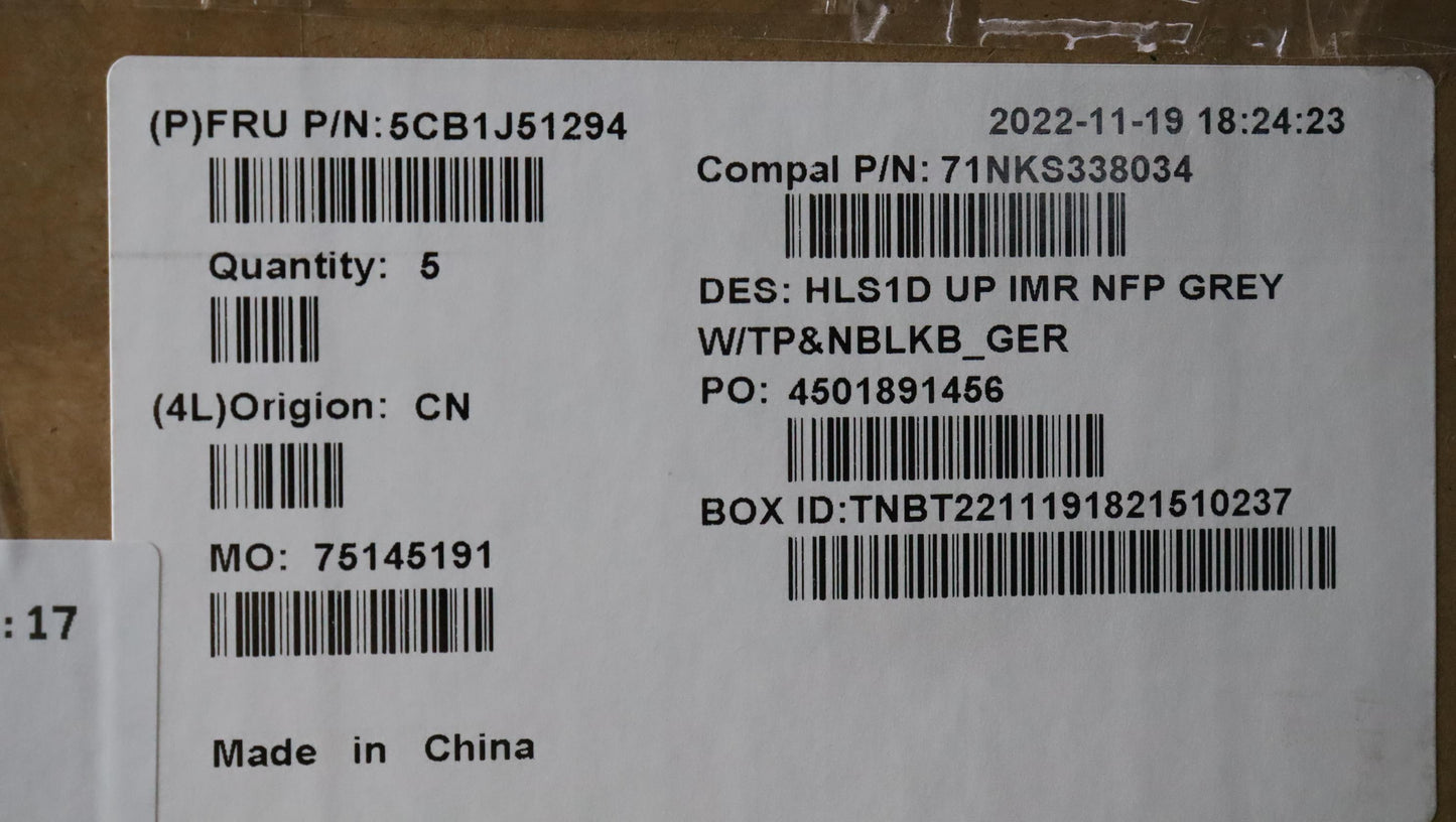 Lenovo Cover Uppercaseasmger C82Vg Nf - 5CB1J51294