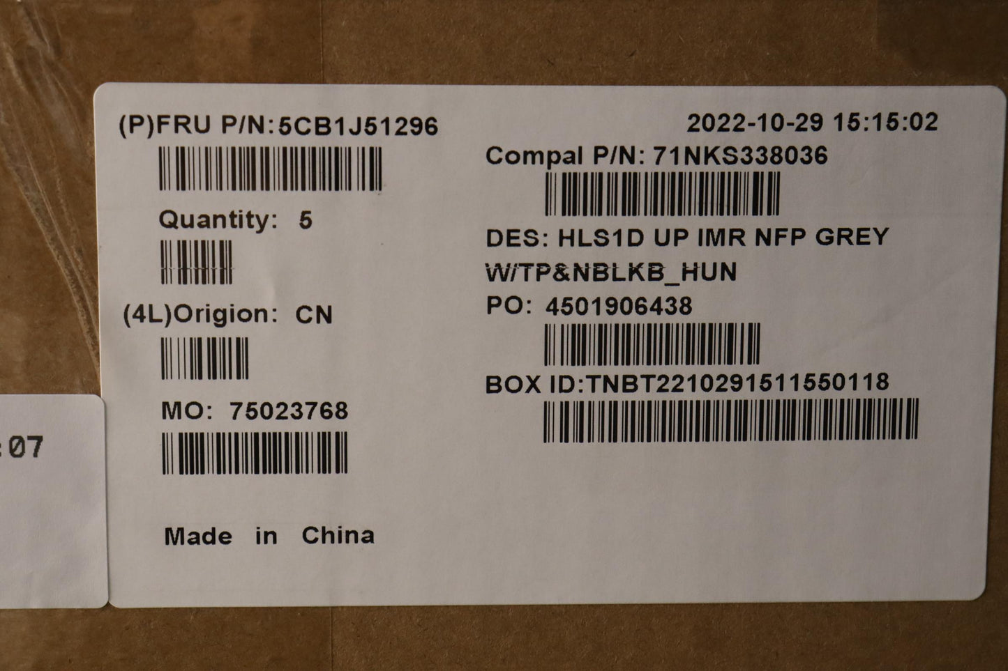 Lenovo Cover Uppercaseasmhun C82Vg Nf - 5CB1J51296