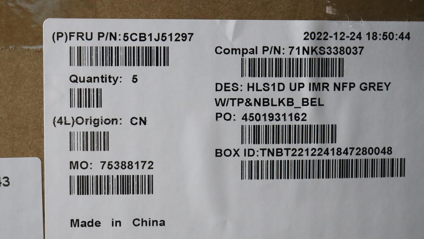Lenovo Cover Uppercaseasmbel C82Vg Nf - 5CB1J51297