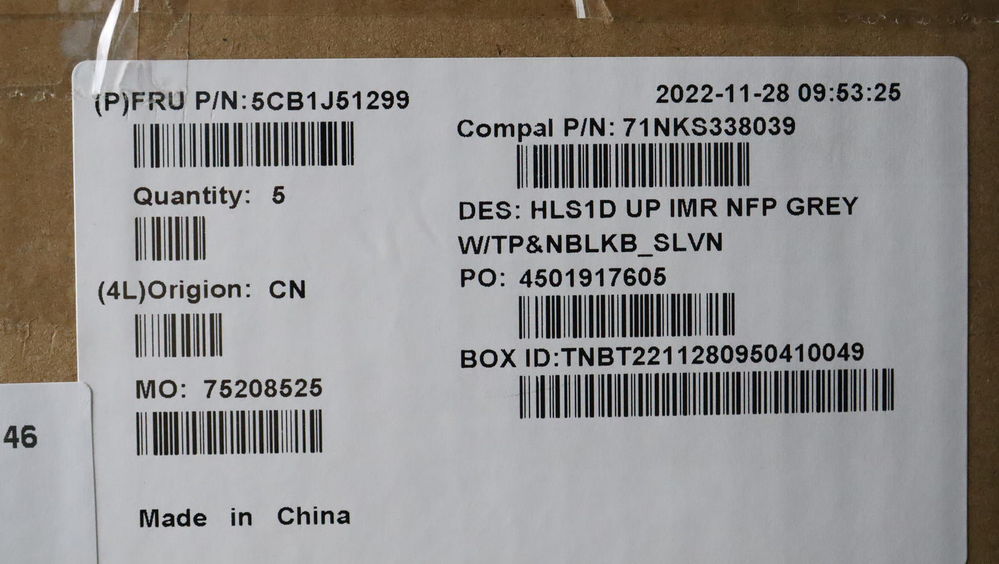 Lenovo Cover Uppercaseasmslv C82Vg Nf - 5CB1J51299