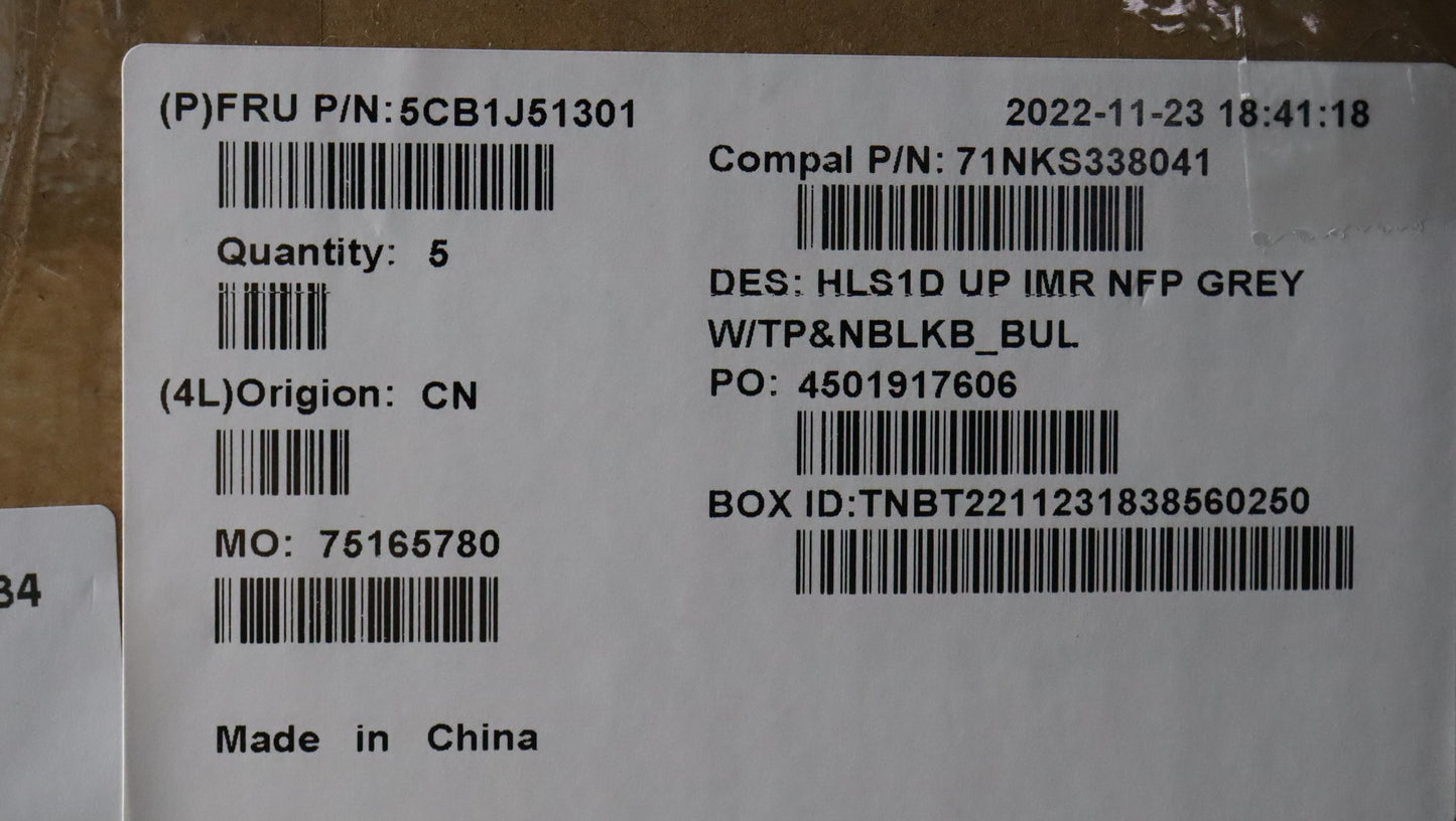 Lenovo Cover Uppercaseasmbul C82Vg Nf - 5CB1J51301