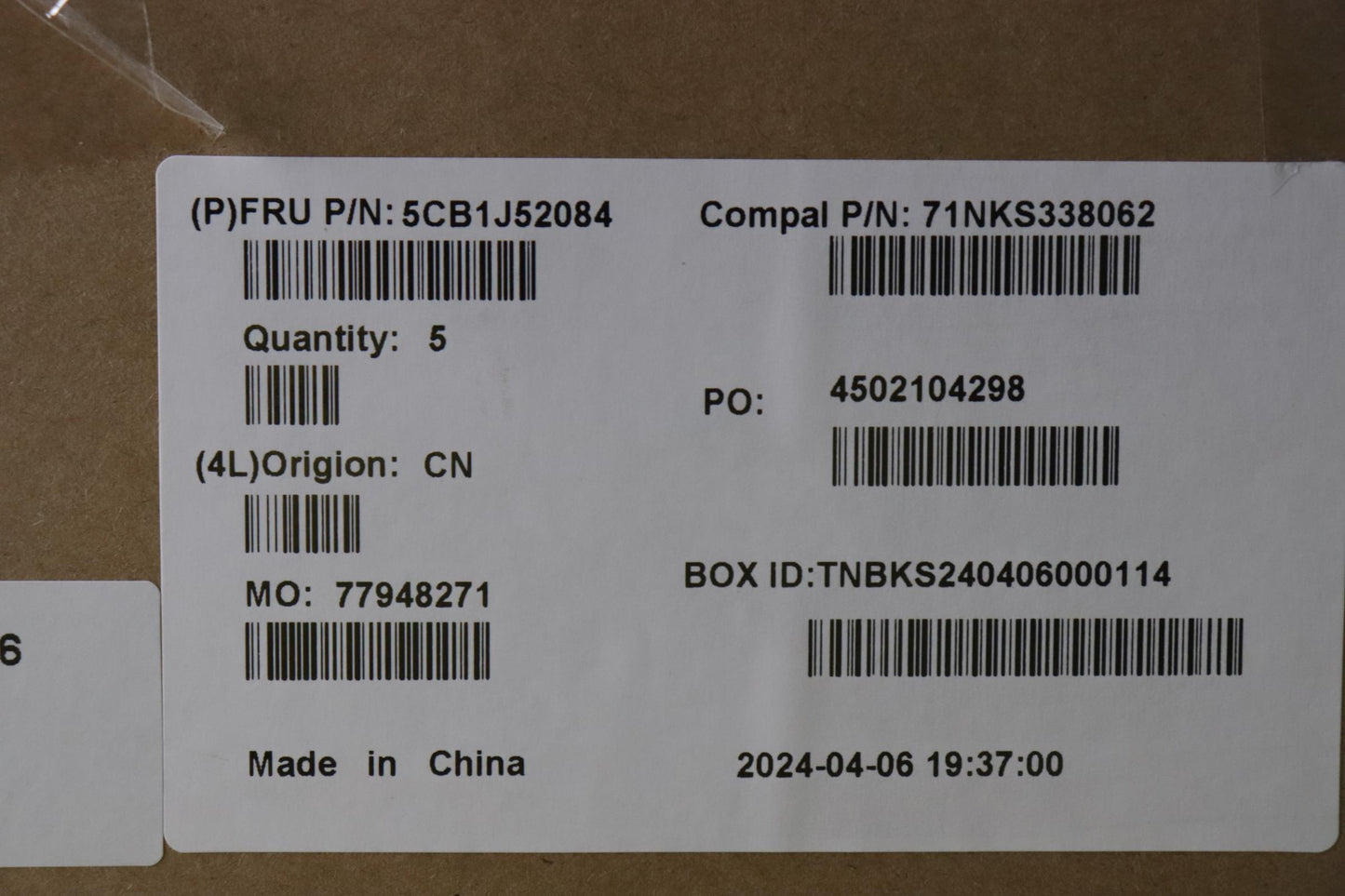Lenovo Cover Uppercaseasmnordic C82Vg - 5CB1J52084