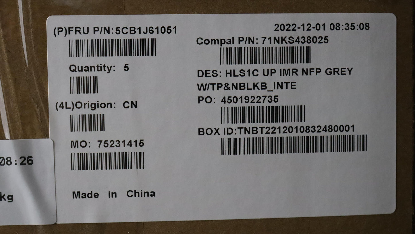 Lenovo Cover Uppercaseasmeuroeng C82V - 5CB1J61051