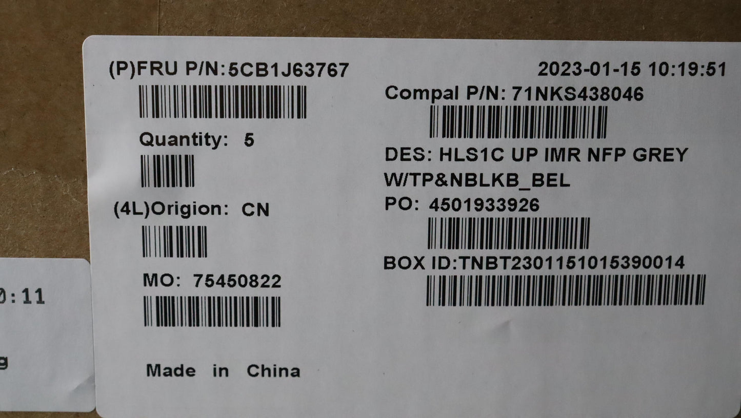 Lenovo Cover Uppercaseasmbel C82Vf Nf - 5CB1J63767