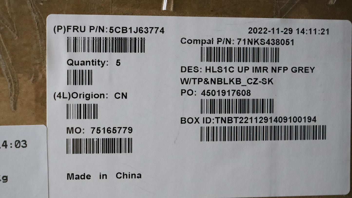 Lenovo Cover Uppercaseasmczeslk C82Vf - 5CB1J63774