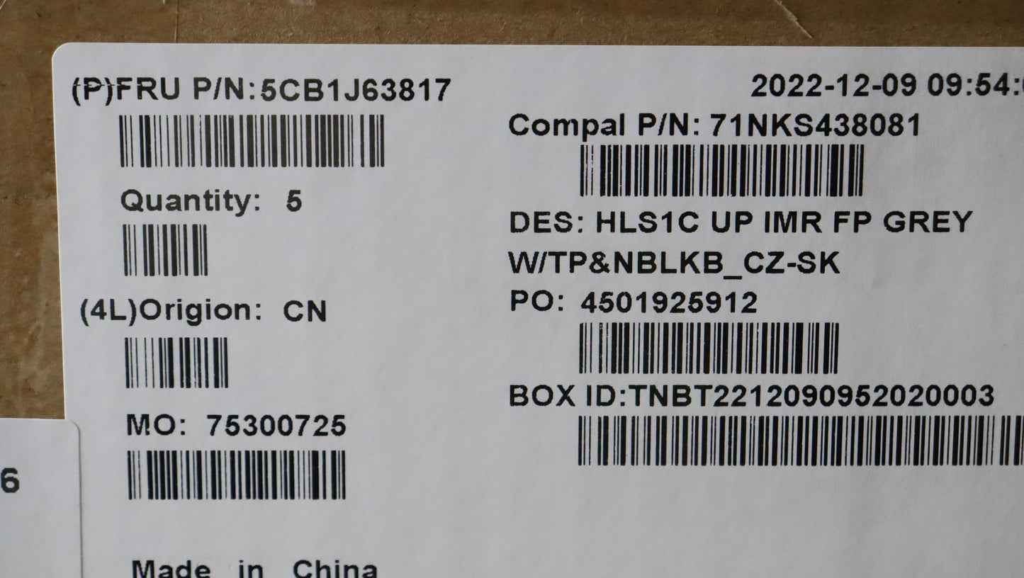 Lenovo Cover Uppercaseasmczeslk C82Vf - 5CB1J63817
