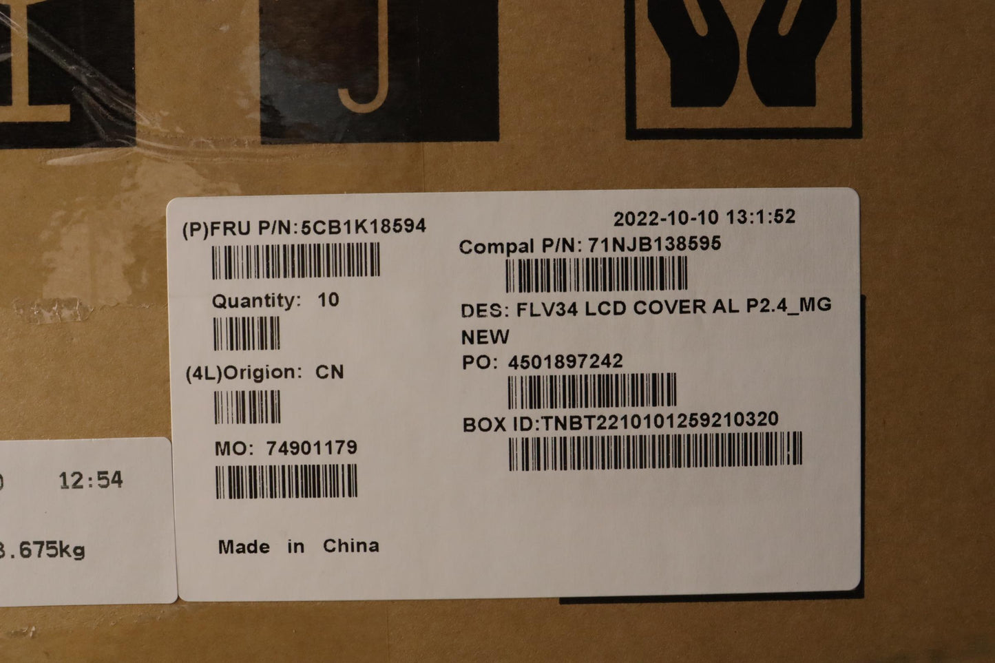 Lenovo Cover Lcd Cover C 21A3 P2.4 Mg - 5CB1K18594