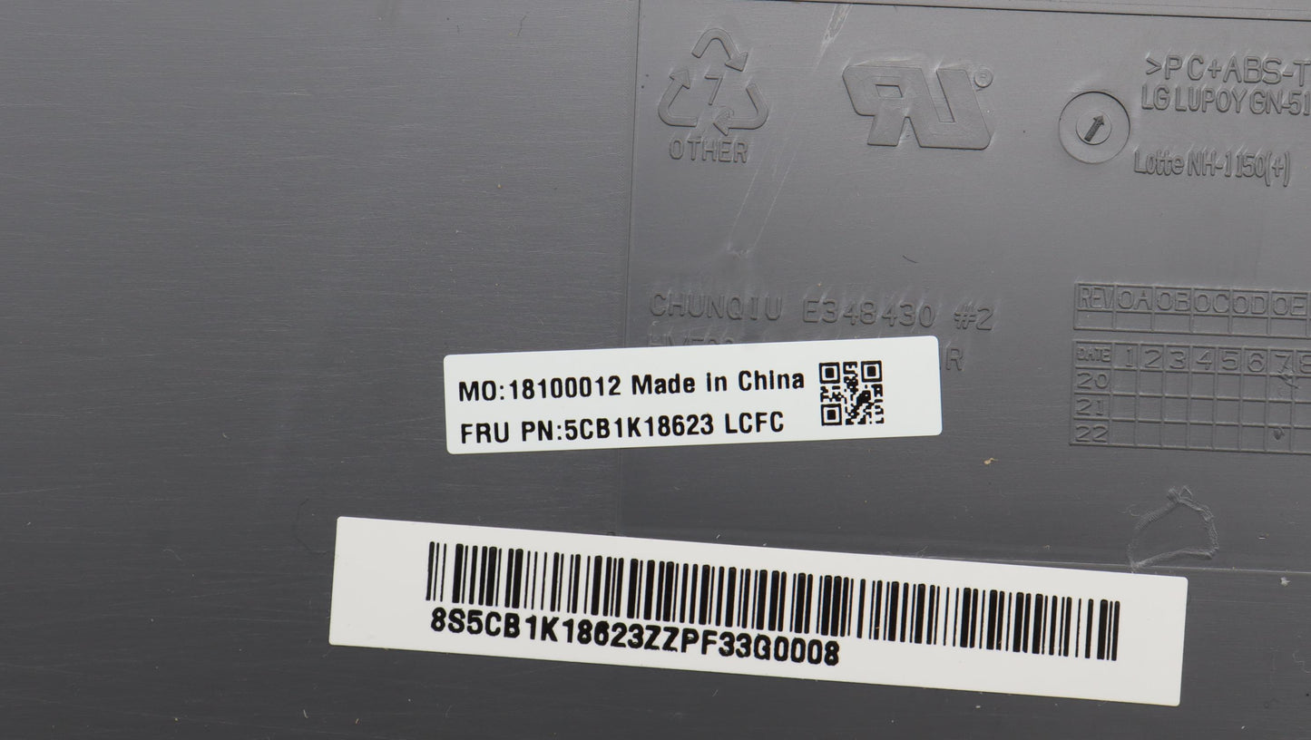 Lenovo Cover Cover L 82Yu A Ag Imr - 5CB1K18623
