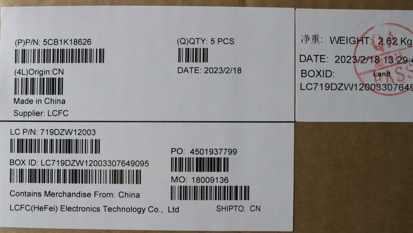 Lenovo Cover Cover L 82Xb Lower Case - 5CB1K18626