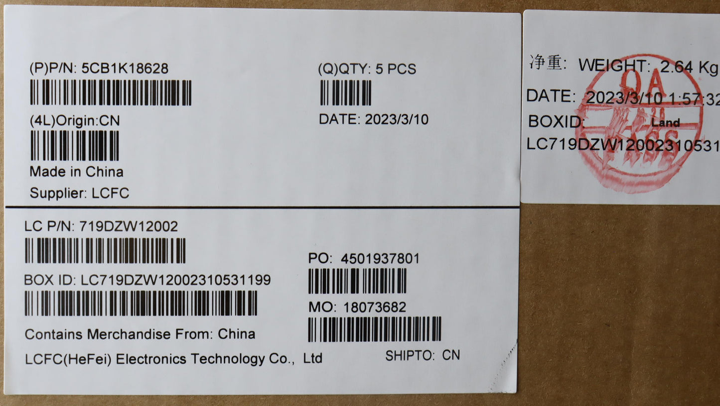 Lenovo Cover Cover L 82Xb Lower Case - 5CB1K18628