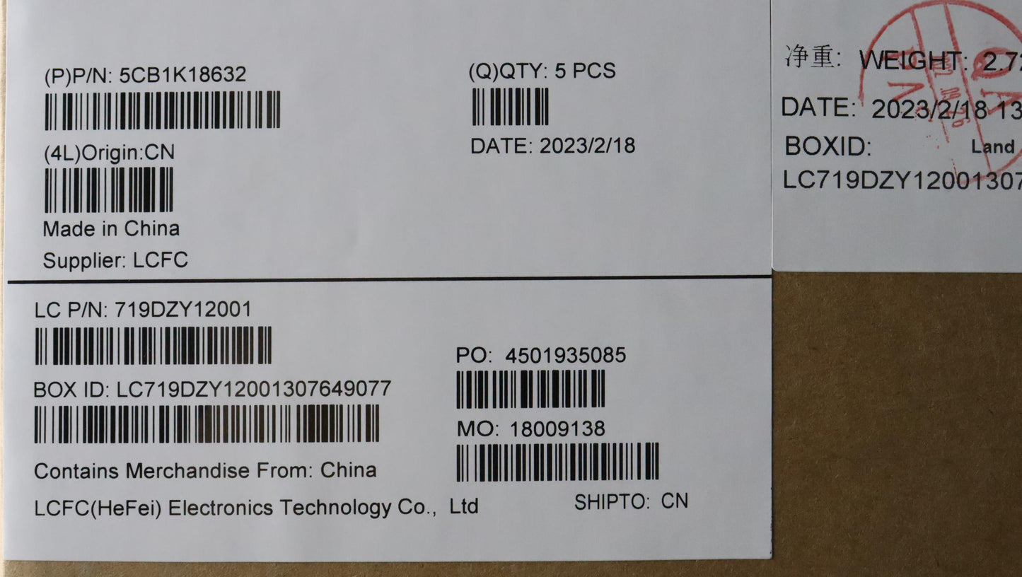 Lenovo Cover Cover L 82Xb Lcd Cover A - 5CB1K18632