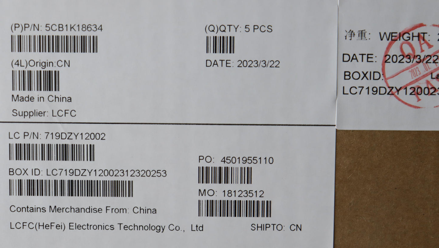 Lenovo Cover Cover L 82Xb Lcd Cover A - 5CB1K18634